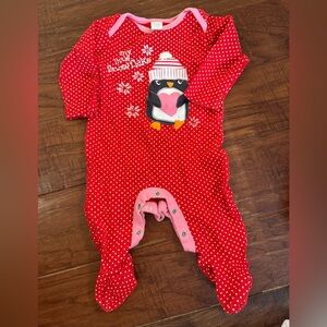 Red Penguin Kids One Piece